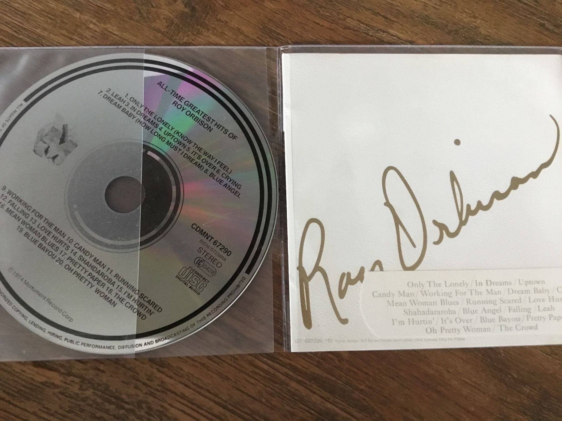 CD: Roy Orbison    Greatest Hits – Usato da Thierachern venduto da sweden08 1