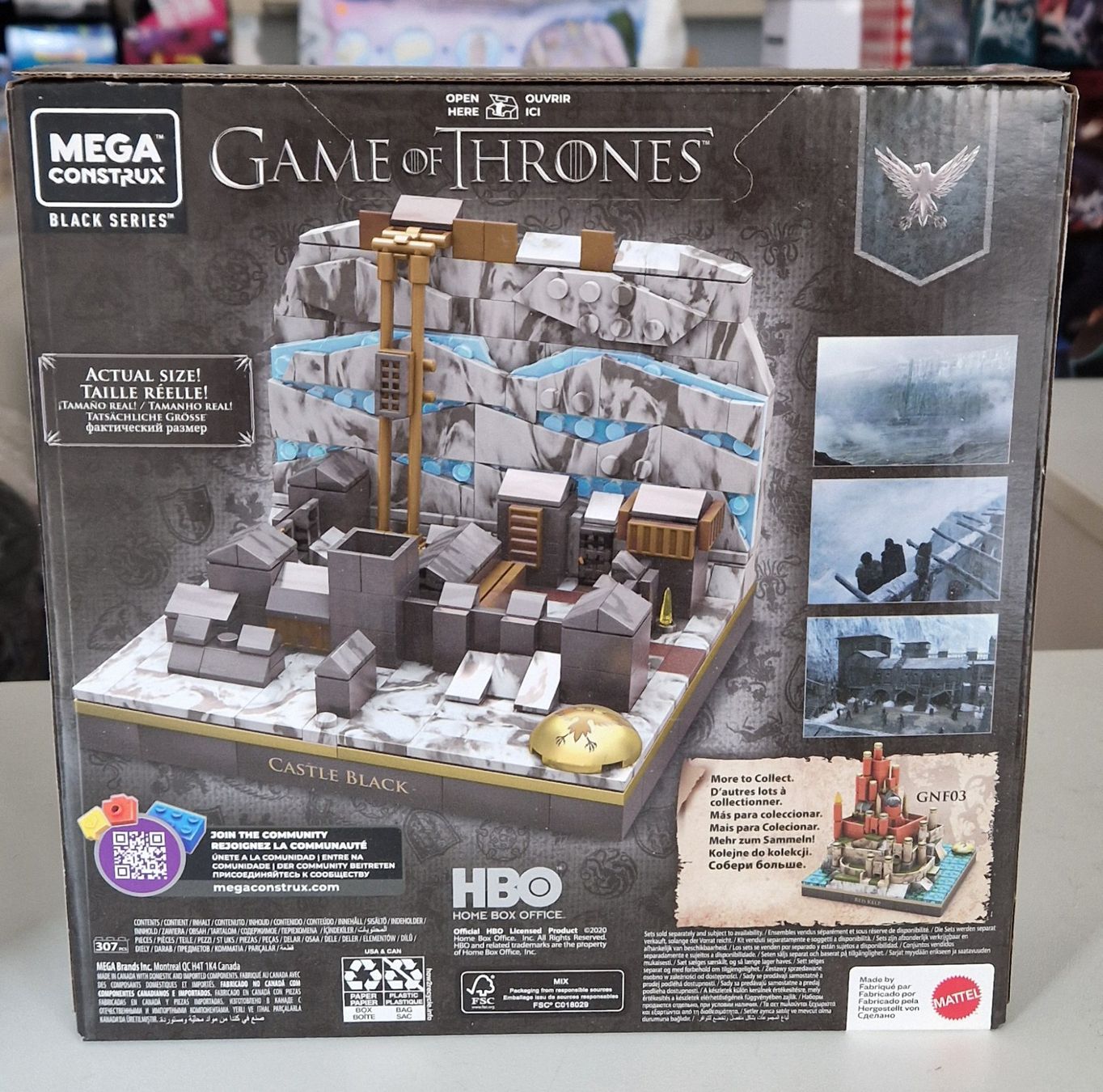 Lego Kit di costruzioni: Mega Construx Black Series Castle Black – Nuovo e nell'imballaggio originale da St-Imier venduto da ATTAKSHOP 1