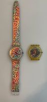 2 x Swatch Uhr Lots of Dots und Scribble 1x läuft, 1x defekt