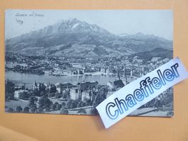 1906 Luzern mit Pilatus