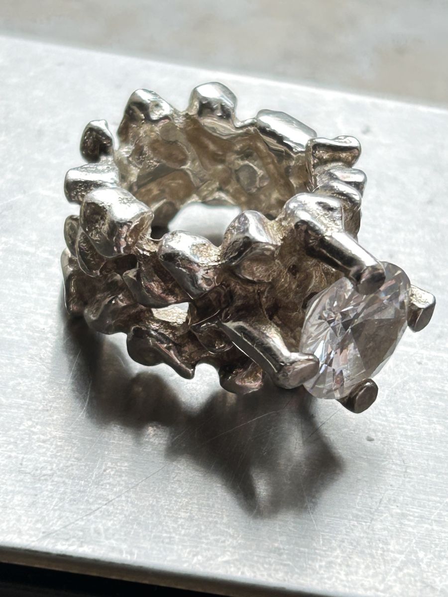 Anelli: Silberring MASSIV DESIGNER (50) – Usato da Laufen venduto da Bellebellezza 1