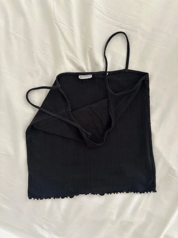 Top: Skall Top schwarz aus 100% Baumwolle – Nuovo (secondo la descrizione) da Zürich venduto da xxstellixx 1