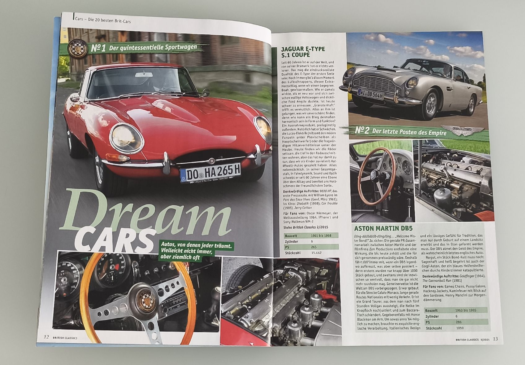 Zeitschriften & Magazine: "British Classics" 4/2020 + "British Classics" 5/2021 – Neu (gemäss Beschreibung) aus Eschenbach SG von ClassicTime_ch 2