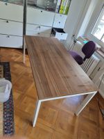 Schreibtisch höhenverstellbar Holz, Weiss 160x80cm