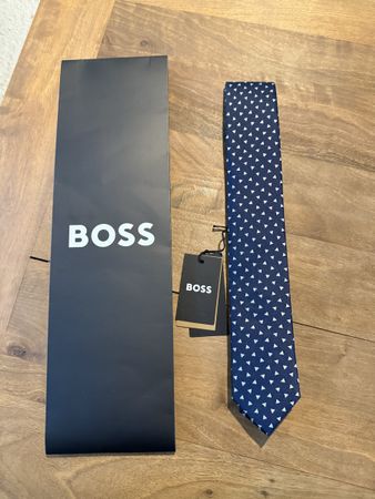 Cravate HUGO BOSS bleue