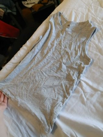 H&M Basic Shirt Grau, Gr. 134/140, Top Zustand für Sommer!