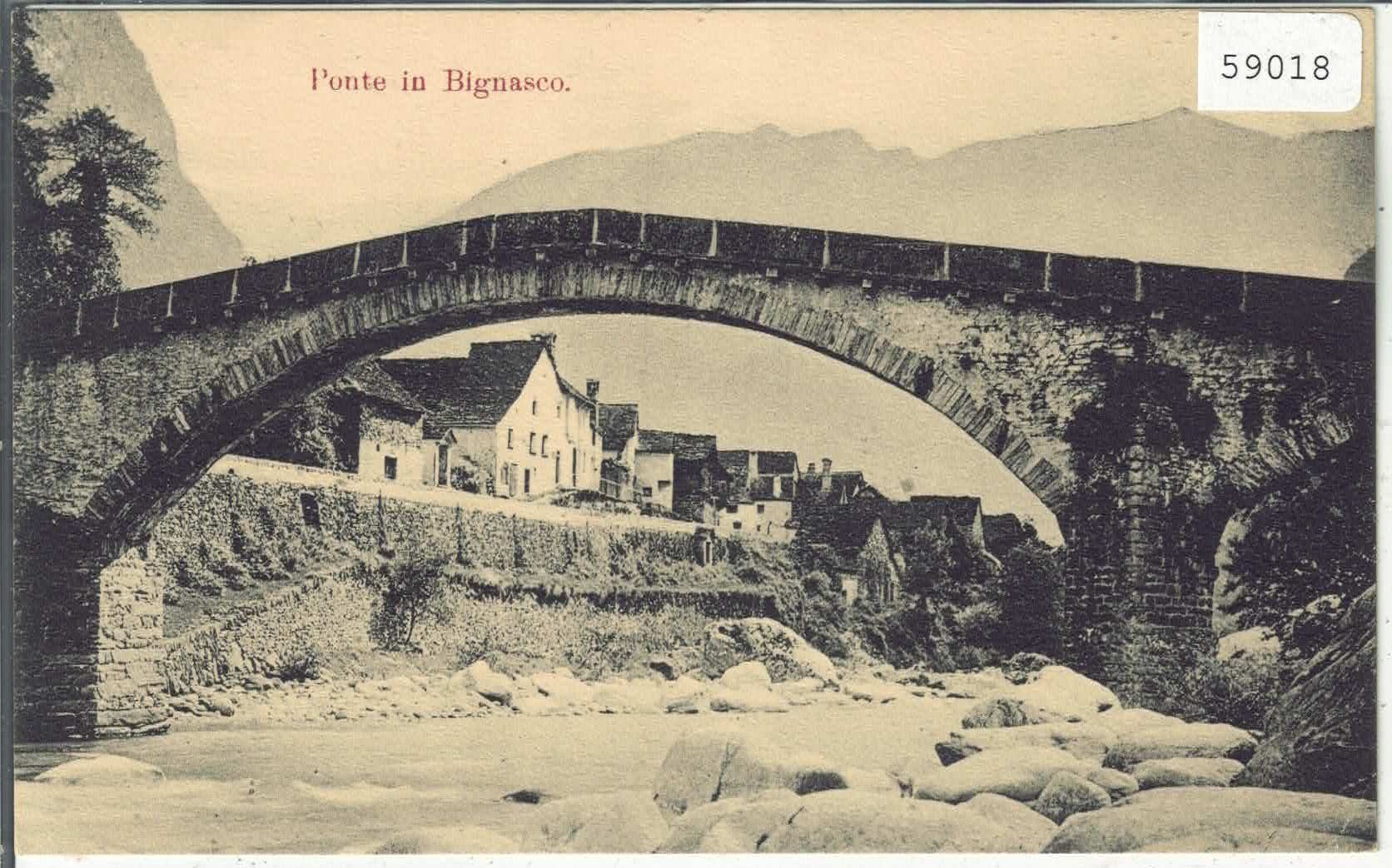Cartoline postali: Ponte in Bignasco - Valle Maggia – Usato da Ettingen venduto da Kartenplanet