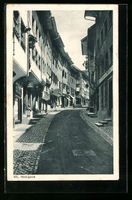 AK Wil, Blick in die Marktgasse, 1927