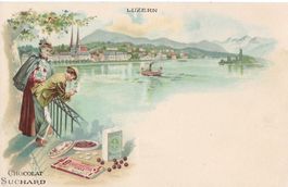 Luzern, Chocolat Suchard, Litho