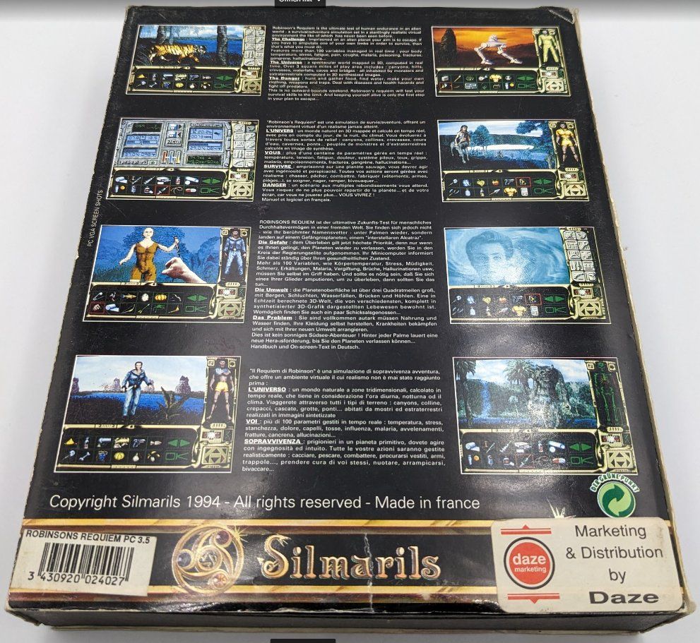 Giochi: Robinson's Requiem auf Disketten mit Bigbox – Usato da Bad Ragaz venduto da MR_BR 2