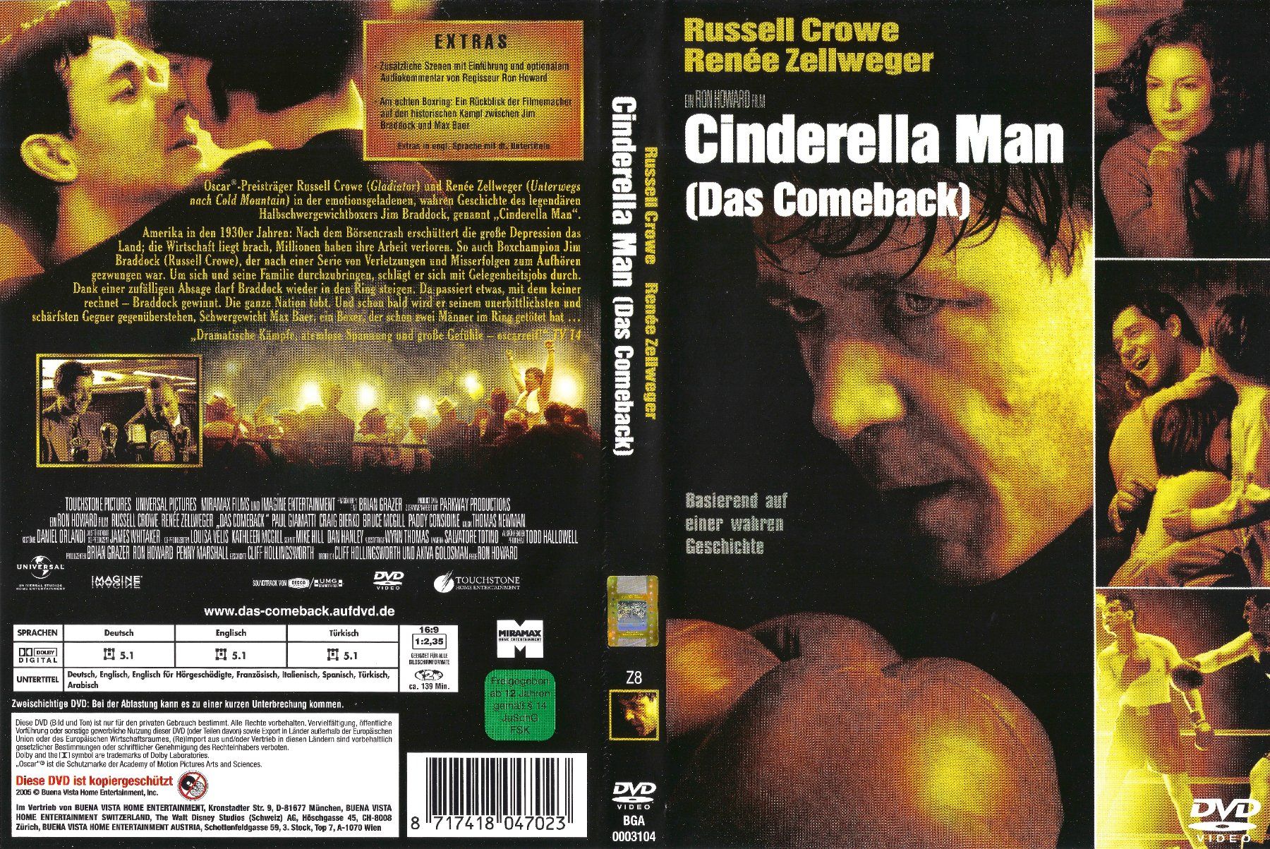 Tutti i DVDs: Cinderella Man - Das Comeback – Usato da Zürich venduto da Cineasten