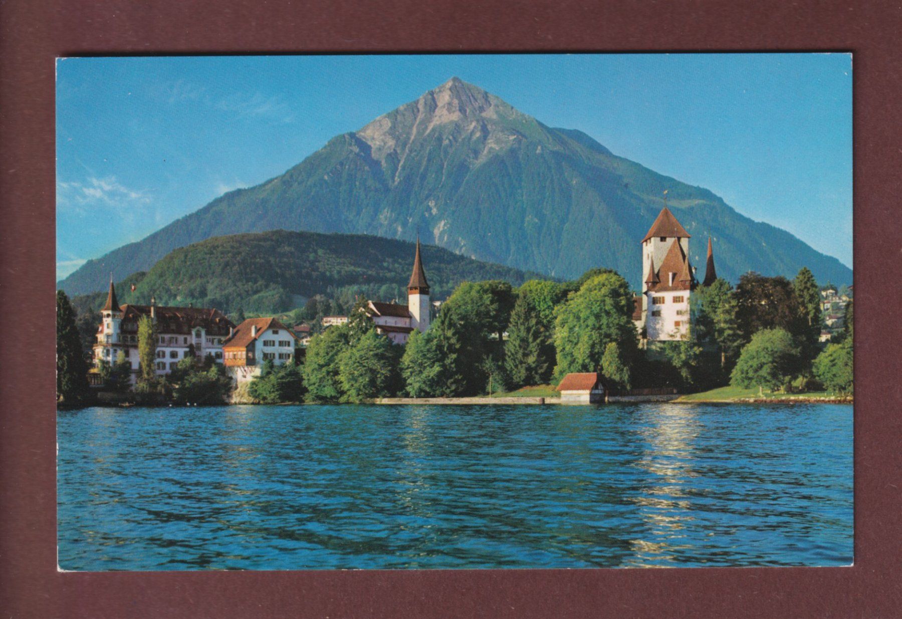 Cartoline postali: SPIEZ - Schloss - Niesen – Usato da Pully venduto da nicecards-shop