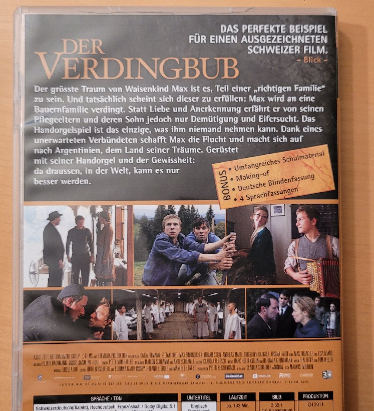 Tous les DVDs: DVD - Der Verdingbub – D'occasion à Madiswil par Laubfleck 2