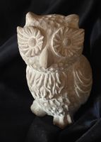Eule Figur Stein und Handgemacht siehe  Foto 