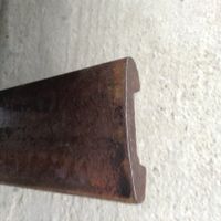 Stahl-Handlaufprofil  55/10/6 mm,  2080 mm lang, ca. 7 kg