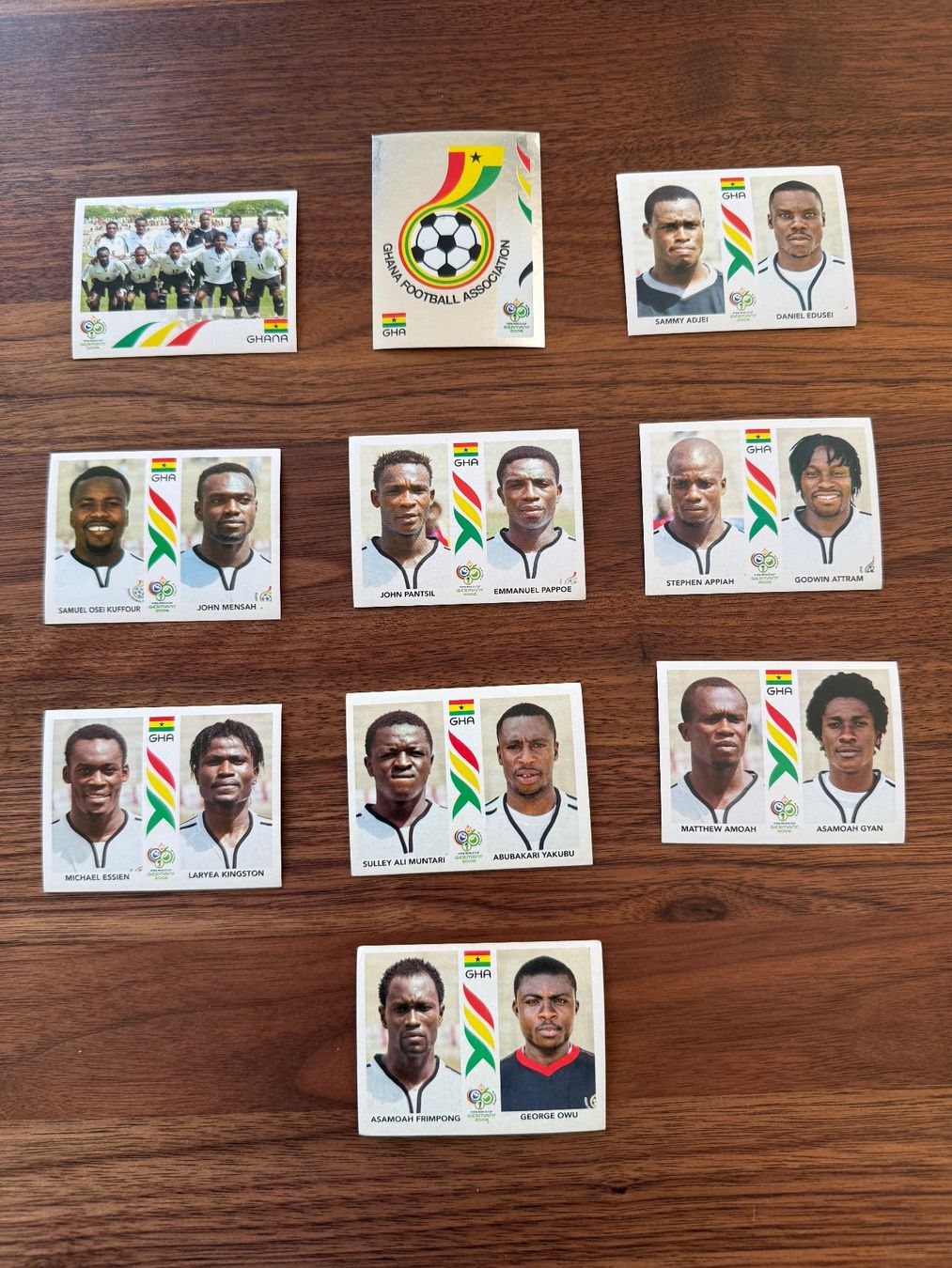 Panini Carte collezionabili: Panini WM 2006 - Ghana Team Komplett – Nuovo (secondo la descrizione) da Chiggiogna venduto da TheLegend88