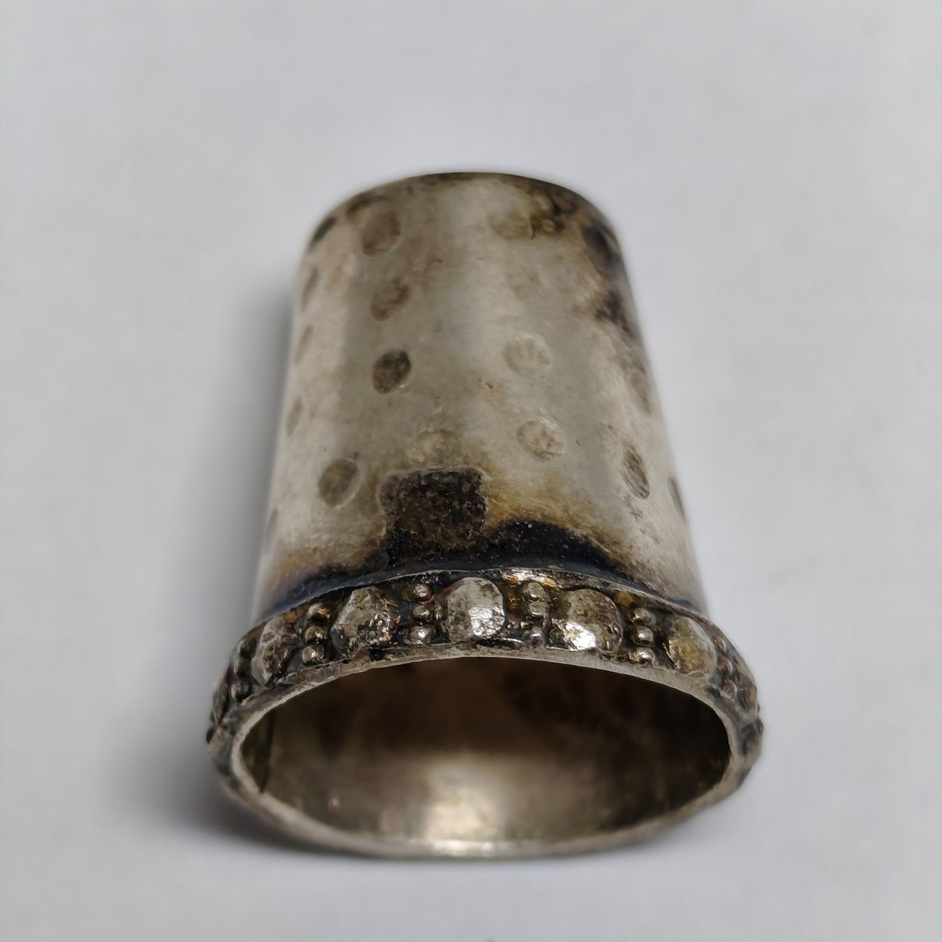 Ditali: Vintage Fingerhut aus silver silber, #A5 – Usato da Châtelaine venduto da Tropic.Watch2 3