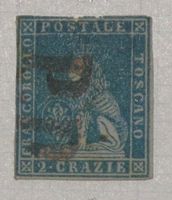Briefmarke Italien / Toskana