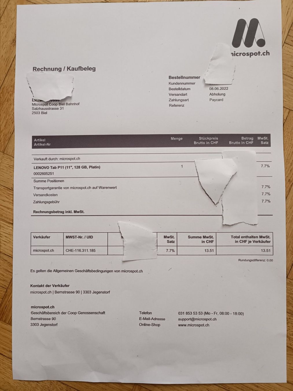 Lenovo Tablet PC: Lenovo Tab P11 NEU -ungeöffnet - – Neu und originalverpackt aus Biel/Bienne von  2