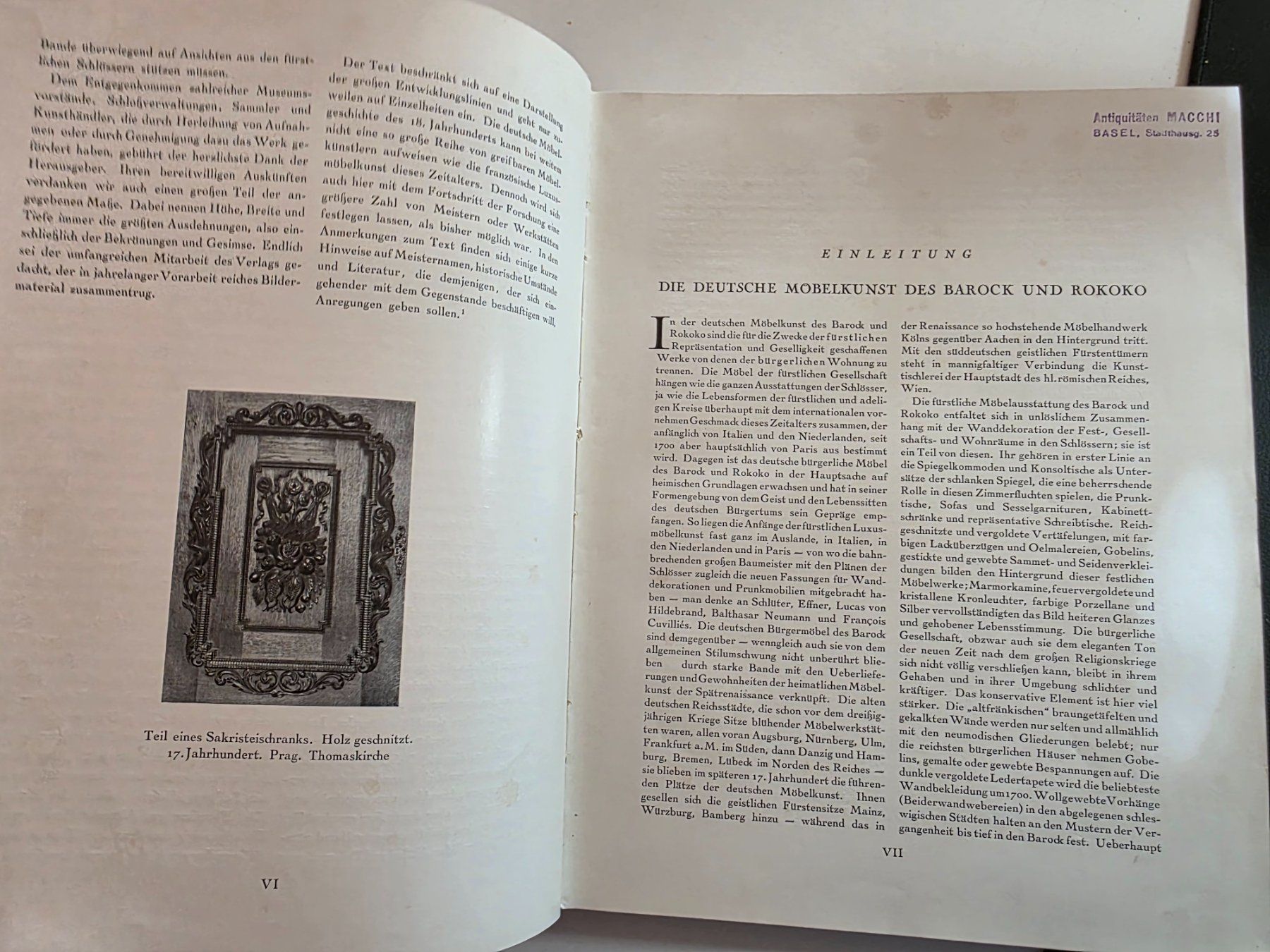 Libri: Deutsche Möbel des Barock & Rokoko - Julius Hoffmann 1923 – Usato da Walterswil BE venduto da Lonitti 3