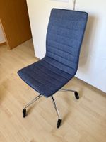Ikea Bürostuhl Stoff grau Rollen guter Zustand