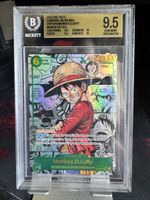 MANGA OP13 Monkey D. Luffy BECKETT 9.5 Gem Mint