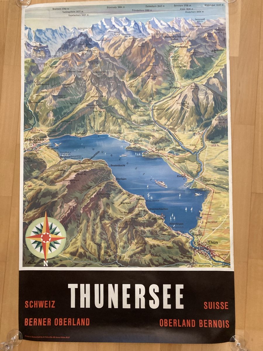 Poster & Bilder: Plakat  Thunersee – Gebraucht aus Kaiseraugst von wombat51