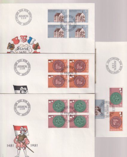 Tutti i francobolli: FDC-Serie 1981, Stanser Verkommnis – Nuovo (secondo la descrizione) da Koblenz venduto da Boerse6