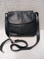 GiGi Fratelli Handtasche Leder blau, Neuwertig!
