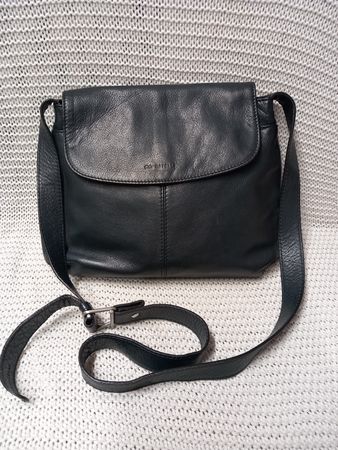 GiGi Fratelli Handtasche Leder blau, Neuwertig!
