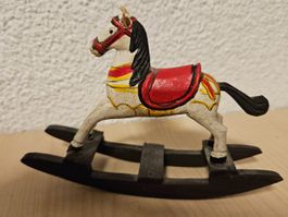 Miniatur Schaukelpferd Dekoration
