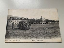 1 carte postale militaire Caserne de Bière 1908