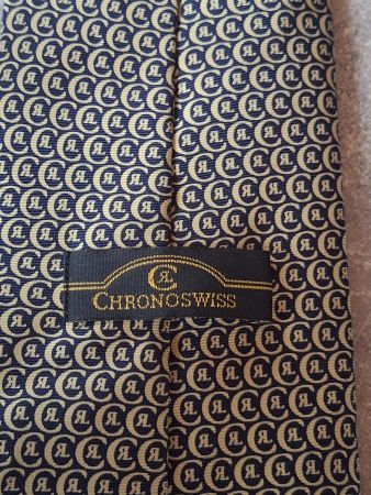 Cravate 100% soie marque Chronoswiss