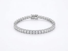 Tennis Armband aus 925 er Sterling Silber rhodiniert