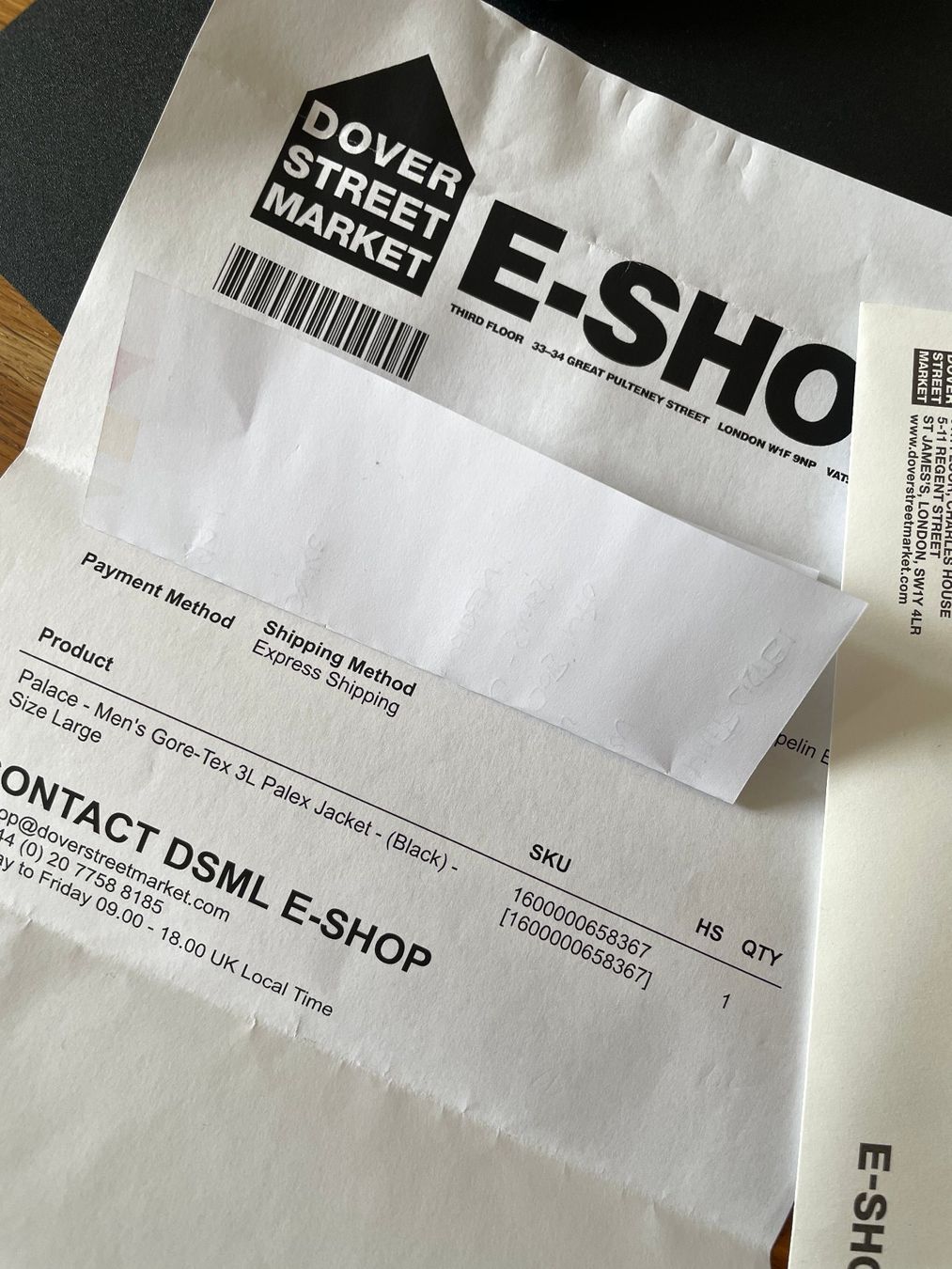 Giacche: Palace Gore-Tex 3L Palex Jacket Black Large – Nuovo (secondo la descrizione) da Schaffhausen venduto da mar_mfl9 8