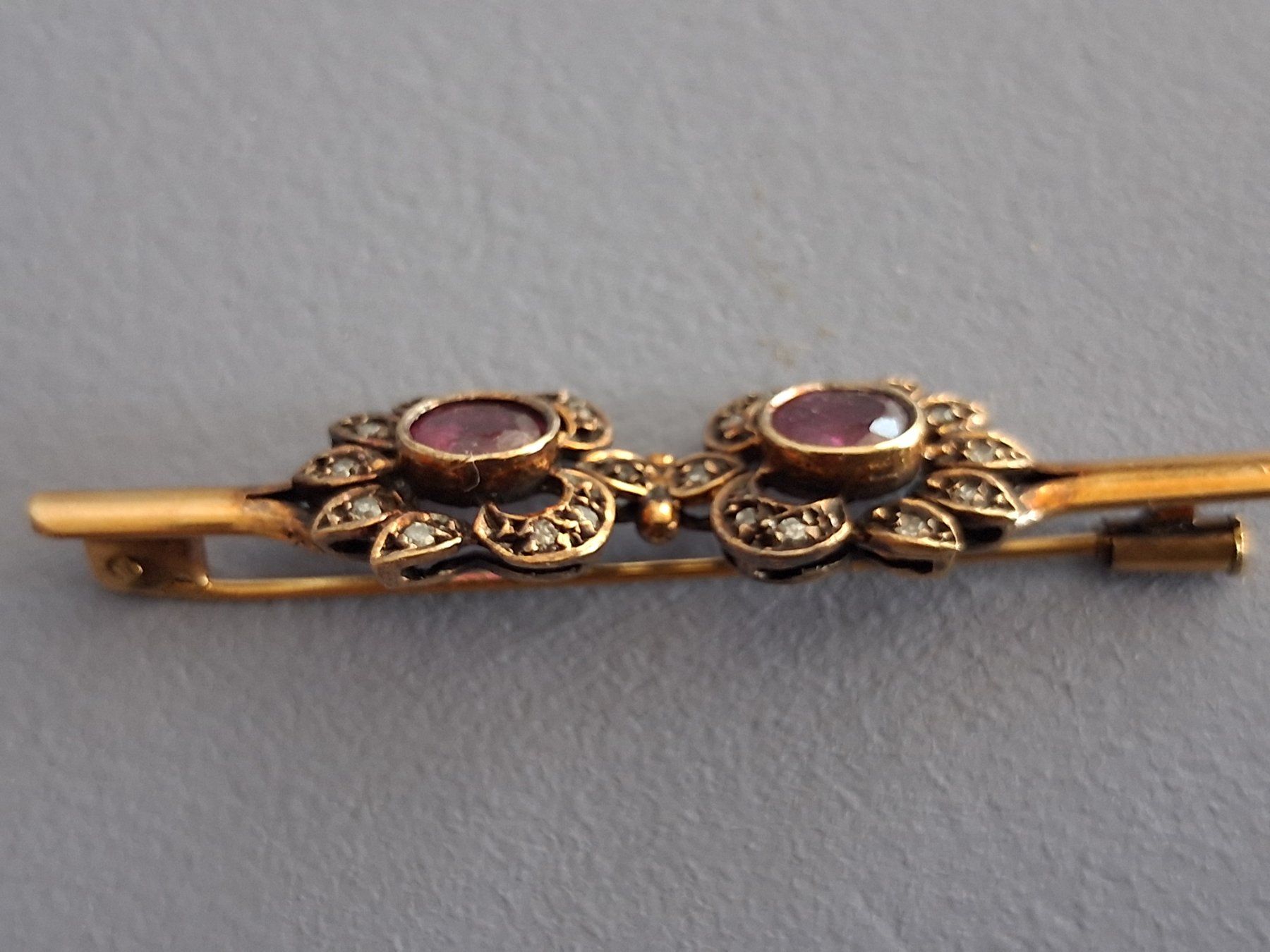 Spille & Fermagli: Brosche Gold Jugendstil – Usato da Thun venduto da gabiname 1