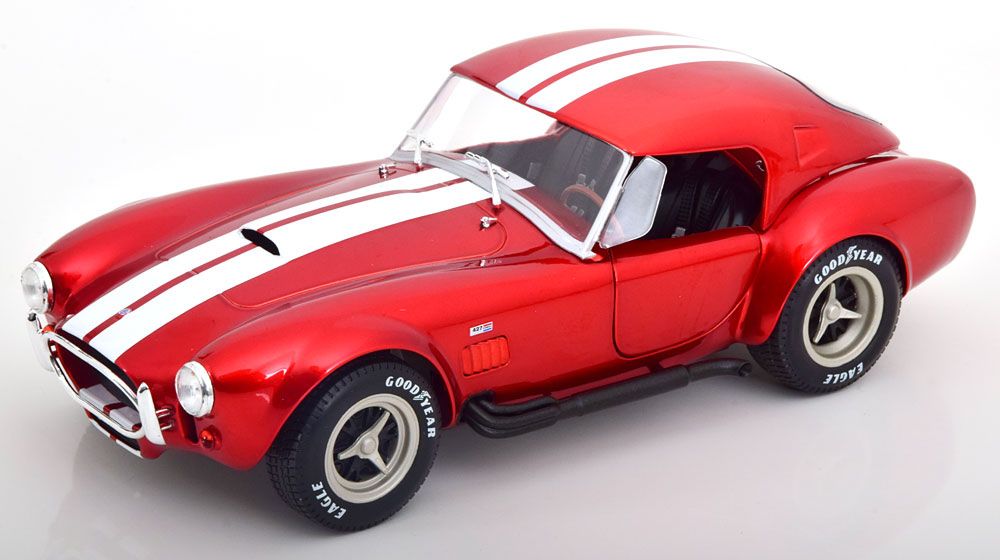 Ford Modellautos: SHELBY COBRA 427 MK2 1965 ROT METALLIC HARDTOP 1:18 SOLIDO – Neu und originalverpackt aus Suhr von Moebelsiralfred 2