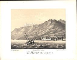 Le Bouveret Tonlithographie