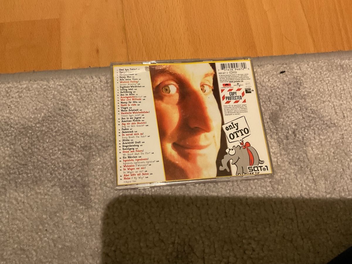 CD: Otto - Only Otto, CD – Usato da Grub SG venduto da Vinciguerra 1
