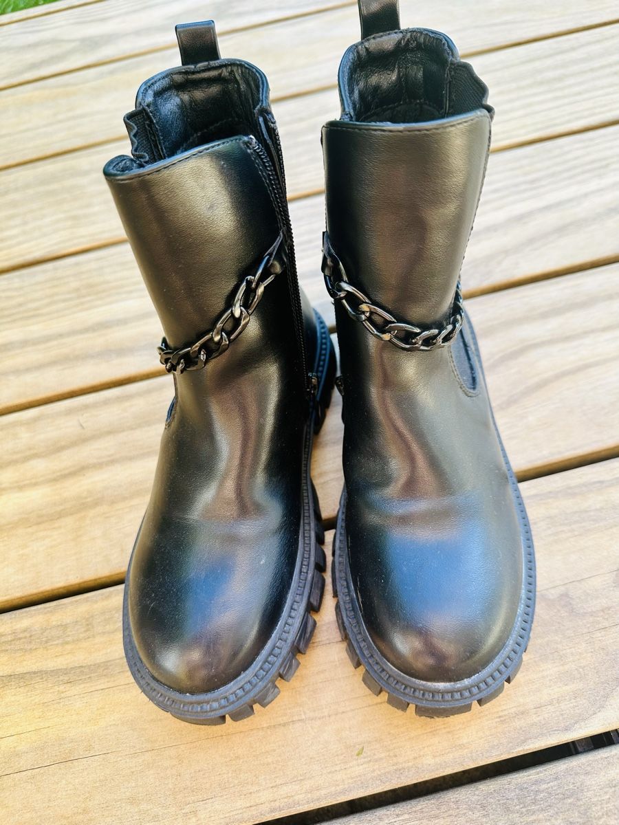 Scarpe per ragazze: Coole Bikerboots in Grösse 32 – Nuovo (secondo la descrizione) da Bottighofen venduto da Tonic1977 1