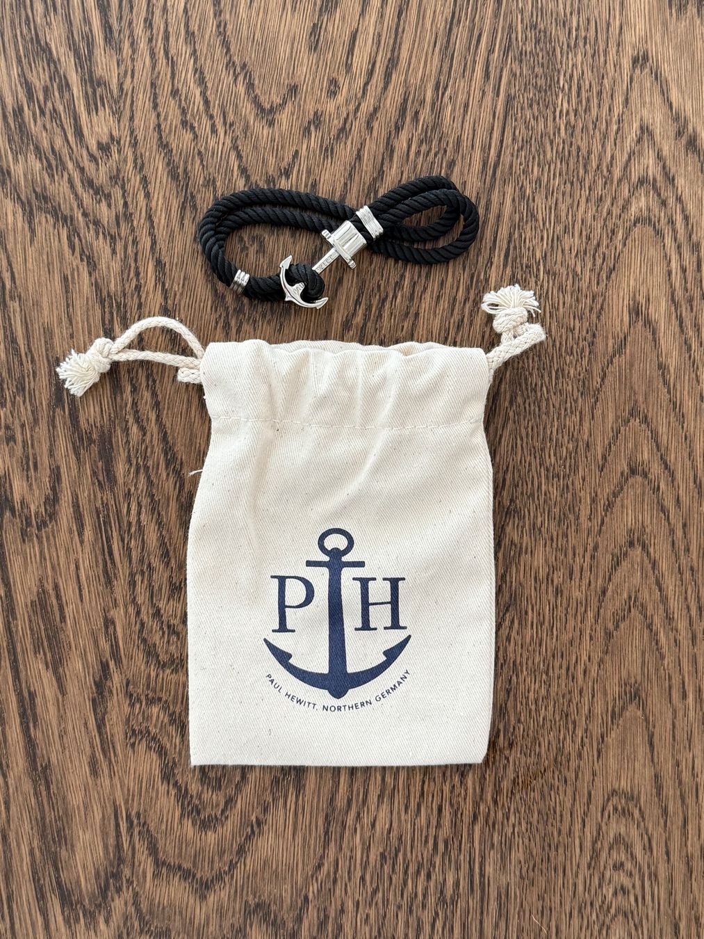 Paul Hewitt Armbänder & -reifen: Armband Paul Hewitt PHREP, schwarz – Gebraucht aus Zürich von kingcaschte