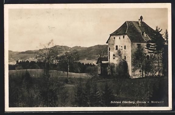 Cartoline postali: Gossau, Schloss Oberberg mit Blick nach  – Usato da Berlin venduto da bartko-reher