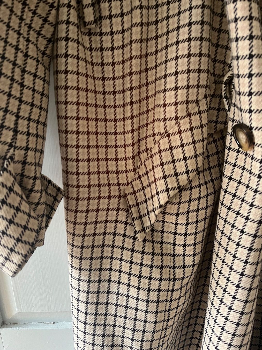 Cappotti: Mantel / Trench Coat / Karo / Beige / M – Usato da Zürich venduto da laudomai 2