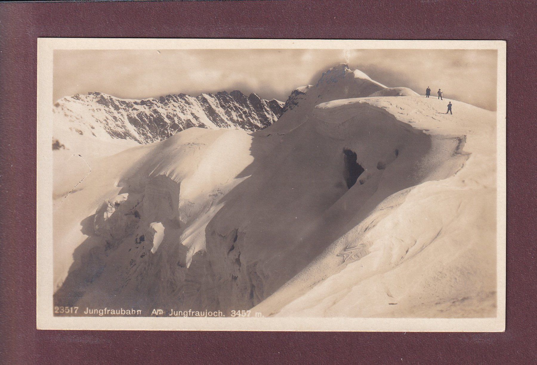 Ansichtskarten: Am JUNGFRAUJOCH – Gebraucht aus Pully von nicecards