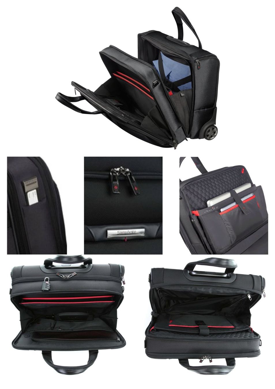 Samsonite Valigie: Samsonite PRO-DLX 5 Laptop Briefcase with Wheels – Usato da Brugg AG venduto da orvel 8