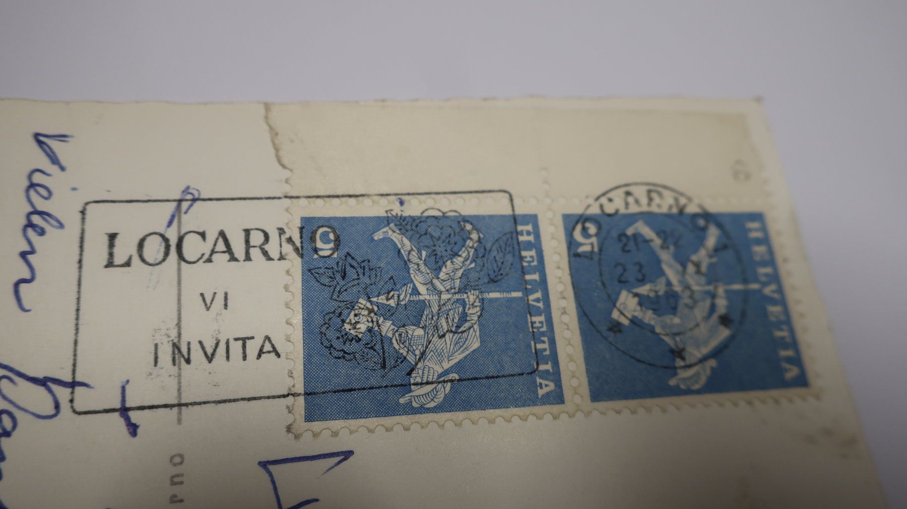 Ansichtskarten: Muralto Locarno 1963 – Gebraucht aus Cormoret von Pascalll2001 4