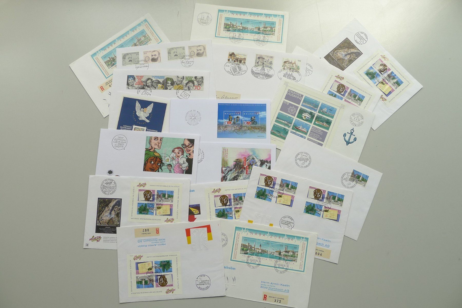 Alle Briefmarken: 1975-1997, BRIEFPOSTEN: Sammlernachlass mit ca. 380 Belegen – Gebraucht aus Sursee von Luzernerraute 7
