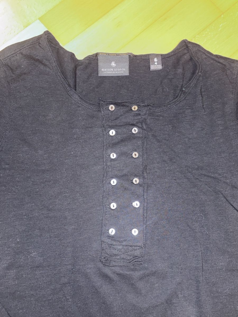 Maison Scotch Maglioni & Felpe: Maison Scotch Langarmshirt - schwarz – Usato da Ostermundigen venduto da Ivoire 1