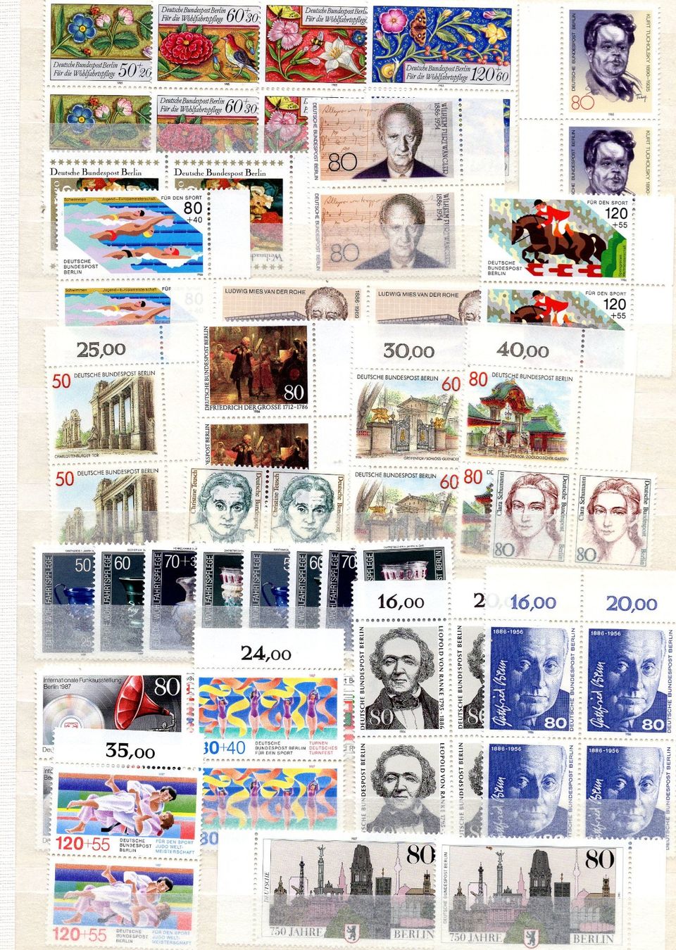 Tutti i francobolli: R1751  /  BERLIN 1973-1990 neufs XX – Usato da Ste-Croix venduto da MONT-TAGNAC 3