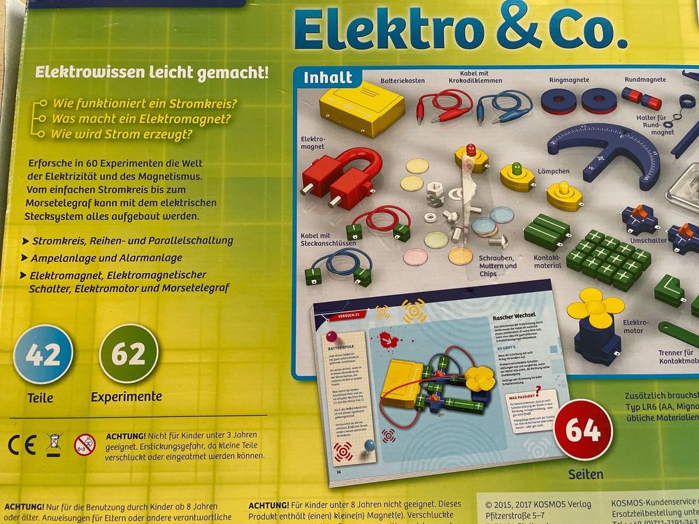 Easy Elektro Start Experimentierkasten 8 (Gebraucht) in Ibach für CHF